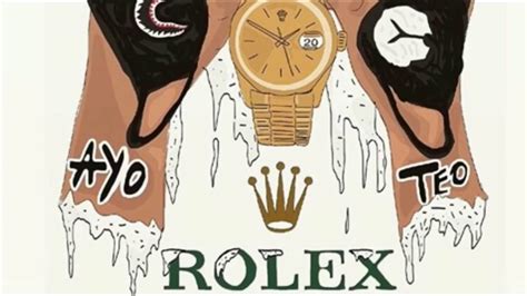 rolex song lyrics teo|rolex ayo and teo clean.